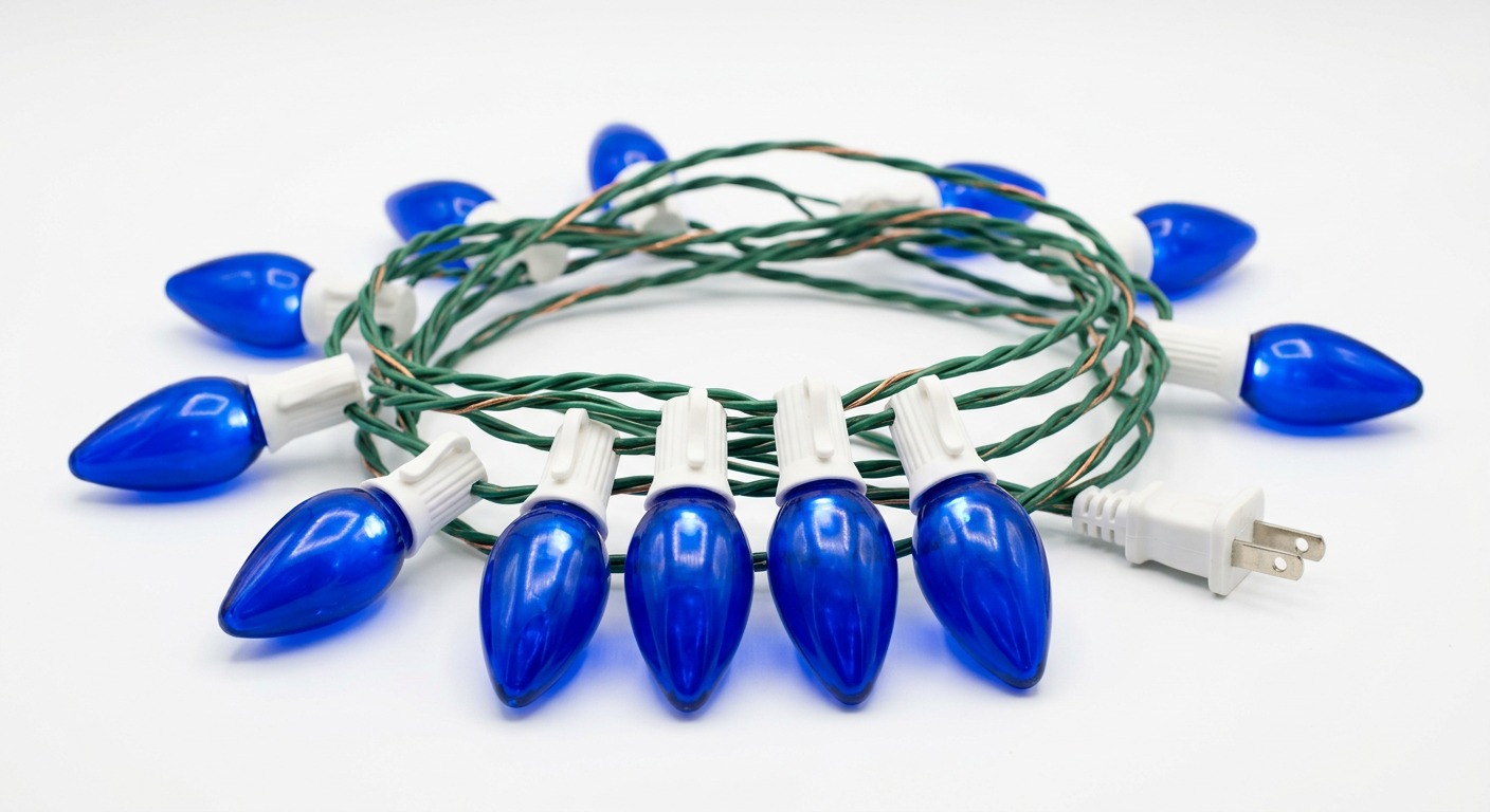 Blue C9 Bulbs