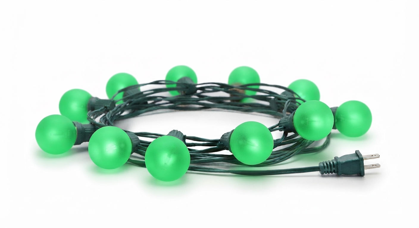 Green Globe Lights
