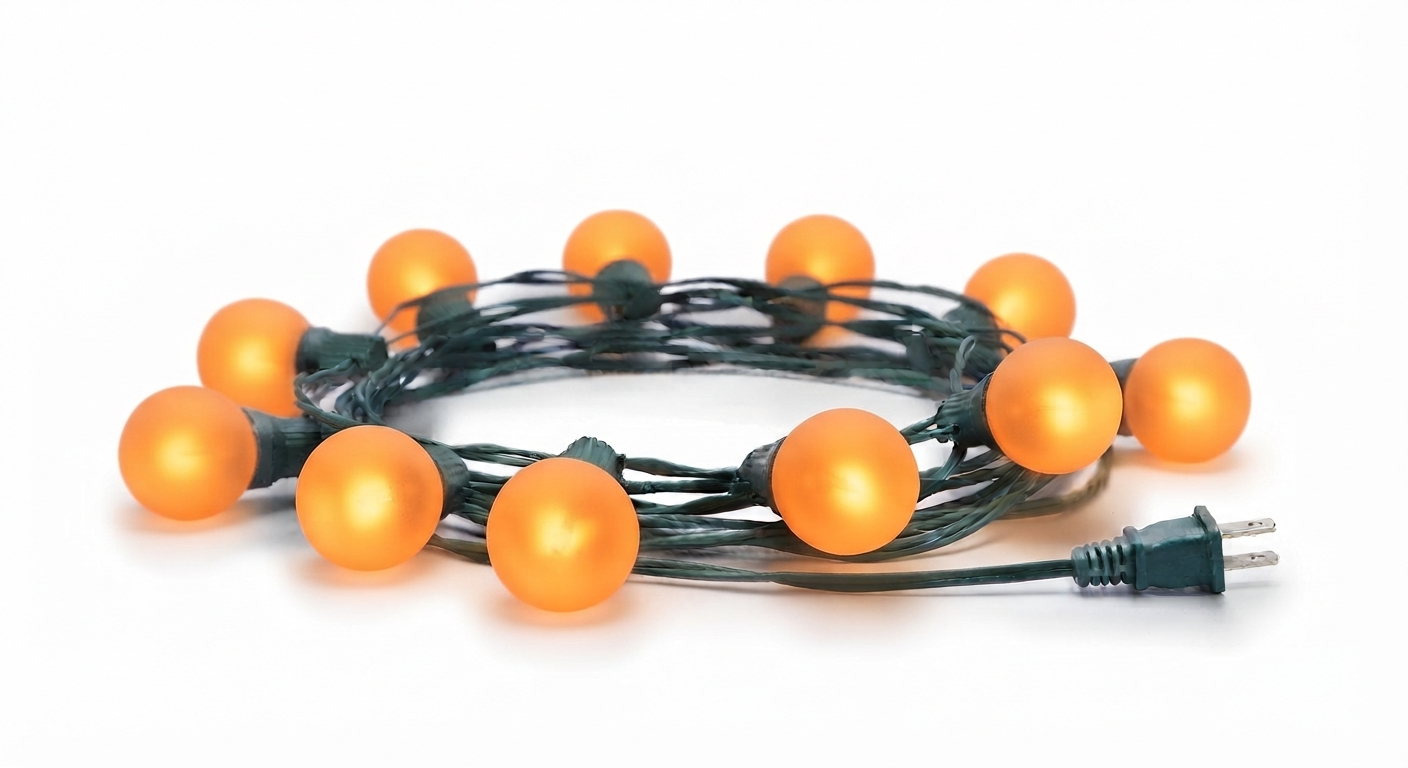Orange Globe Lights