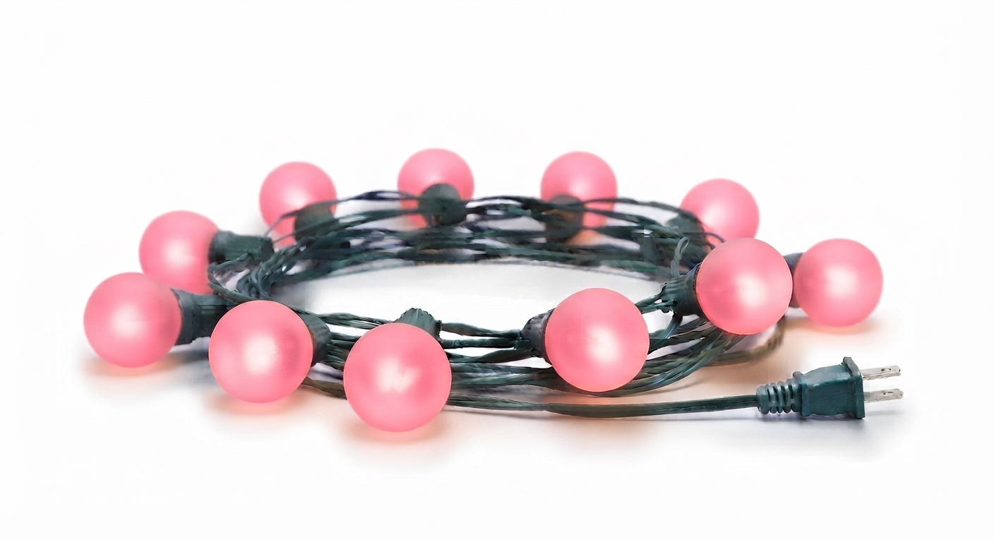 Pink Globe Lights
