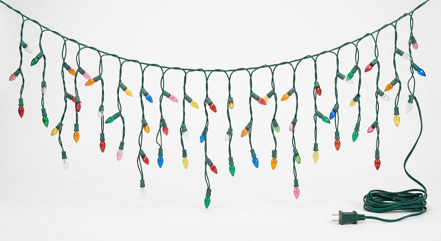 Multicolor Icicle Lights
