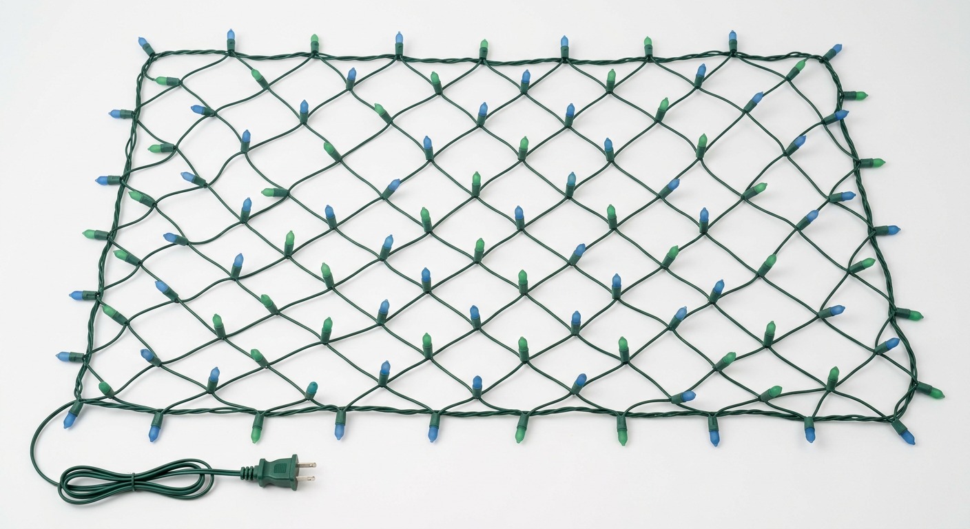 Blue & Green Net Lights