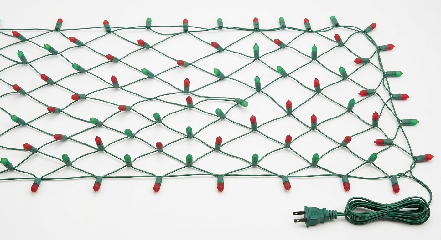 Red & Green Net Lights